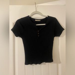 Black Crop Top